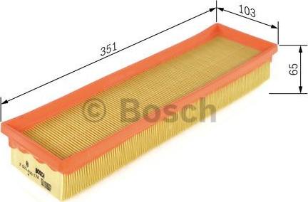 BOSCH F 026 400 174 - Въздушен филтър vvparts.bg