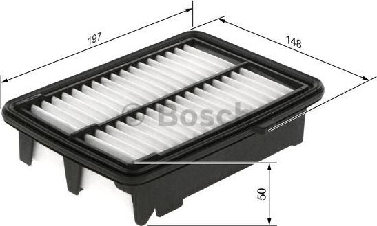 BOSCH F 026 400 384 - Въздушен филтър vvparts.bg