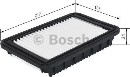 BOSCH F 026 400 291 - Въздушен филтър vvparts.bg