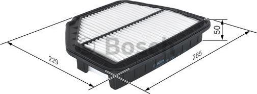 BOSCH F 026 400 203 - Въздушен филтър vvparts.bg