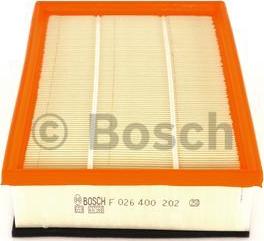 BOSCH F 026 400 202 - Въздушен филтър vvparts.bg