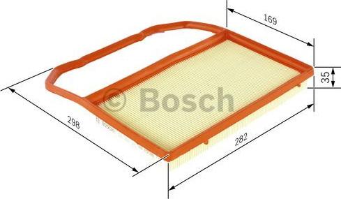 BOSCH F 026 400 285 - Въздушен филтър vvparts.bg