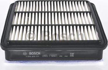 BOSCH F 026 400 221 - Въздушен филтър vvparts.bg