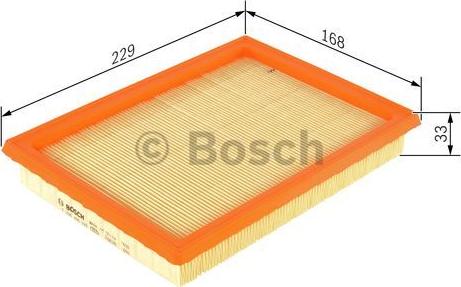 BOSCH F 026 400 222 - Въздушен филтър vvparts.bg