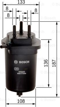 BOSCH F 026 402 090 - Горивен филтър vvparts.bg