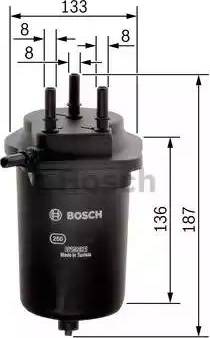 BOSCH F 026 402 091 - Горивен филтър vvparts.bg