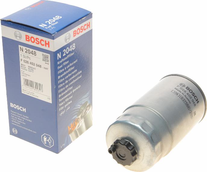 BOSCH F 026 402 048 - Горивен филтър vvparts.bg