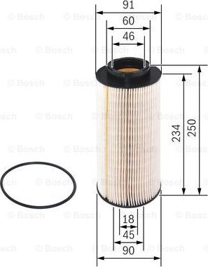 BOSCH F 026 402 031 - Горивен филтър vvparts.bg