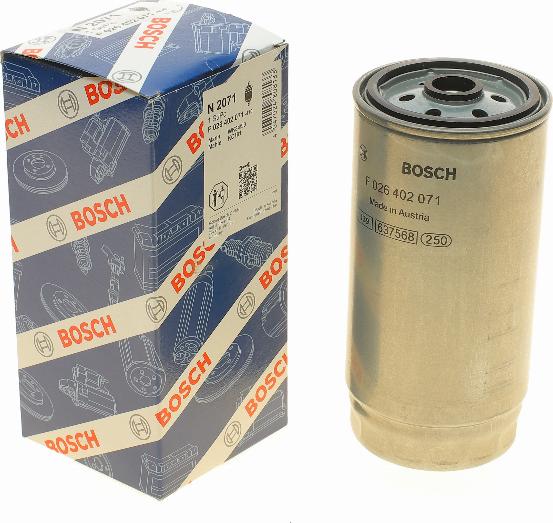 BOSCH F 026 402 071 - Горивен филтър vvparts.bg