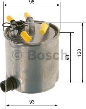 BOSCH F 026 402 182 - Горивен филтър vvparts.bg