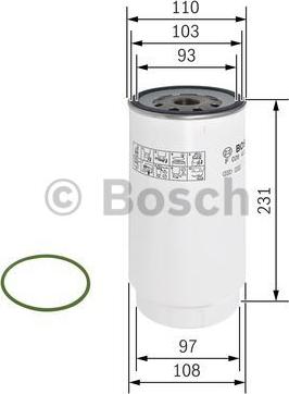 BOSCH F 026 402 179 - Горивен филтър vvparts.bg