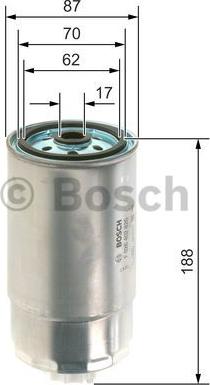 BOSCH F 026 402 826 - Горивен филтър vvparts.bg