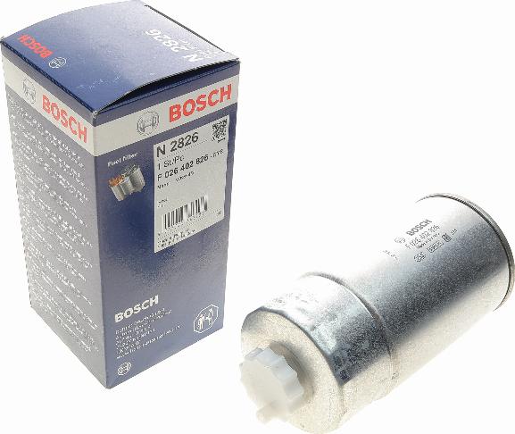 BOSCH F 026 402 826 - Горивен филтър vvparts.bg