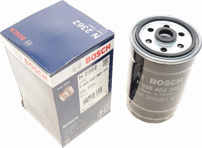 BOSCH F 026 402 362 - Горивен филтър vvparts.bg