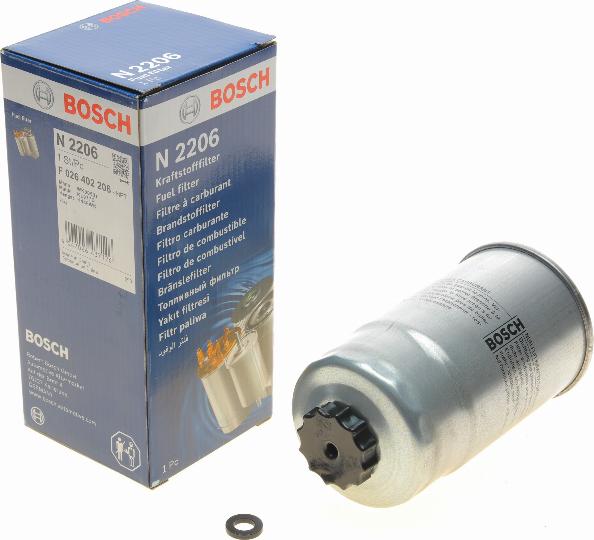 BOSCH F 026 402 206 - Горивен филтър vvparts.bg