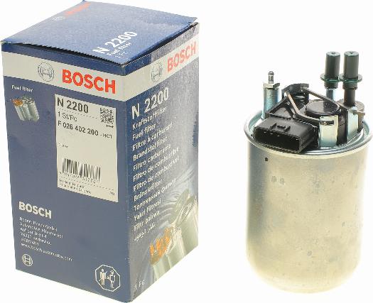 BOSCH F 026 402 200 - Горивен филтър vvparts.bg