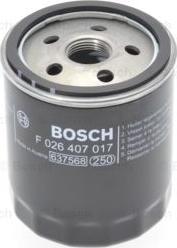 BOSCH F 026 407 017 - Маслен филтър vvparts.bg