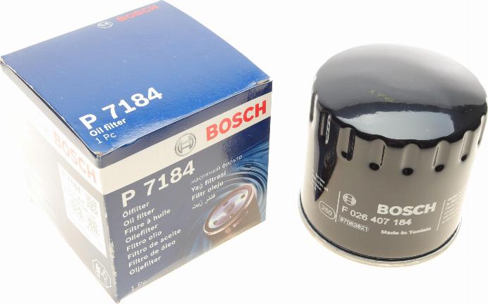 BOSCH F 026 407 184 - Маслен филтър vvparts.bg