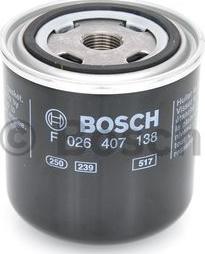 BOSCH F 026 407 138 - Маслен филтър vvparts.bg