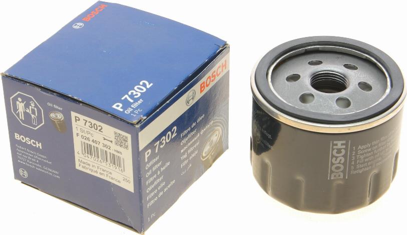 BOSCH F 026 407 302 - Маслен филтър vvparts.bg