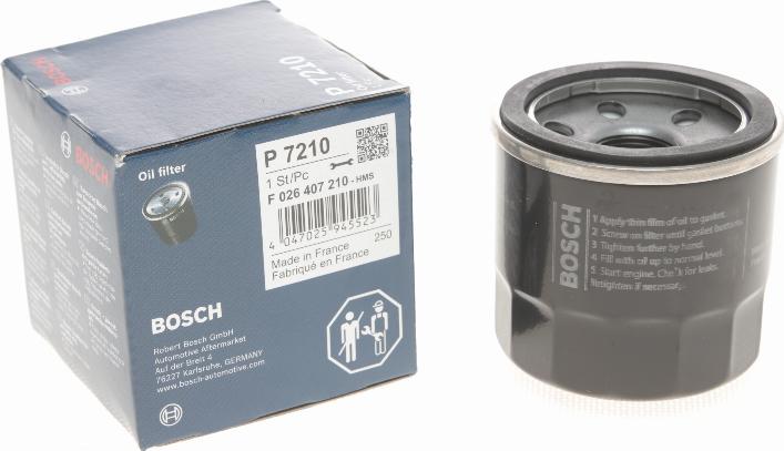 BOSCH F 026 407 210 - Маслен филтър vvparts.bg