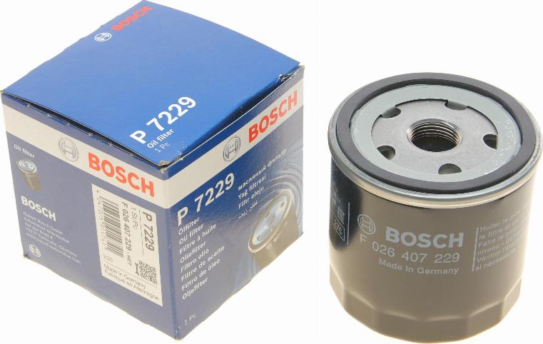 BOSCH F 026 407 229 - Маслен филтър vvparts.bg