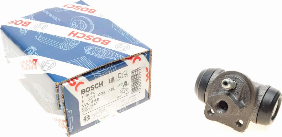 BOSCH F 026 002 480 - Спирачно цилиндърче на колелото vvparts.bg