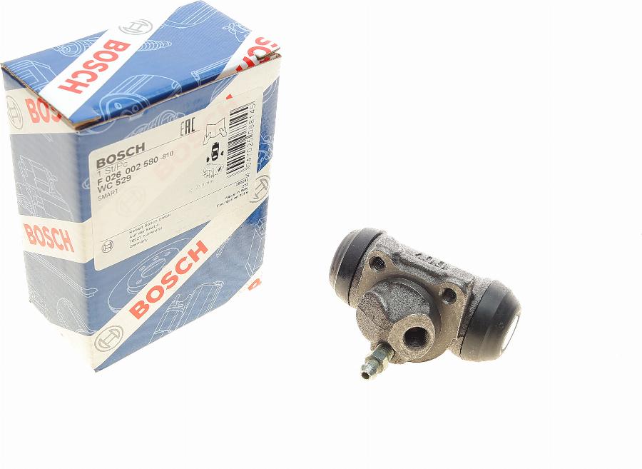 BOSCH F 026 002 580 - Спирачно цилиндърче на колелото vvparts.bg