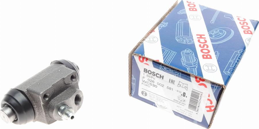 BOSCH F 026 002 581 - Спирачно цилиндърче на колелото vvparts.bg