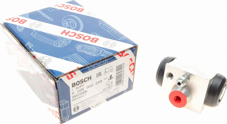 BOSCH F 026 002 249 - Спирачно цилиндърче на колелото vvparts.bg