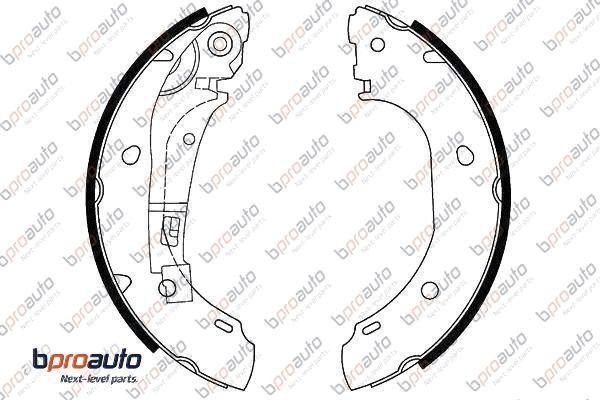 BPROAUTO 1BP31137AA - Комплект спирачна челюст vvparts.bg