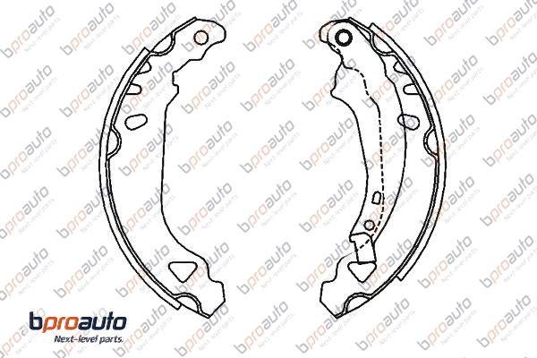 BPROAUTO 1BP31176AA - Комплект спирачна челюст vvparts.bg