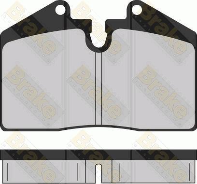 Delphi LUP672 - Комплект спирачно феродо, дискови спирачки vvparts.bg