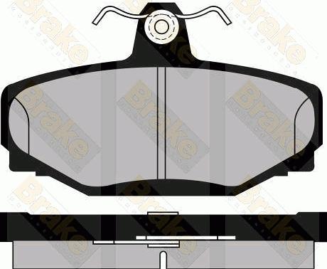 Remsa 2297.10 - Комплект спирачно феродо, дискови спирачки vvparts.bg