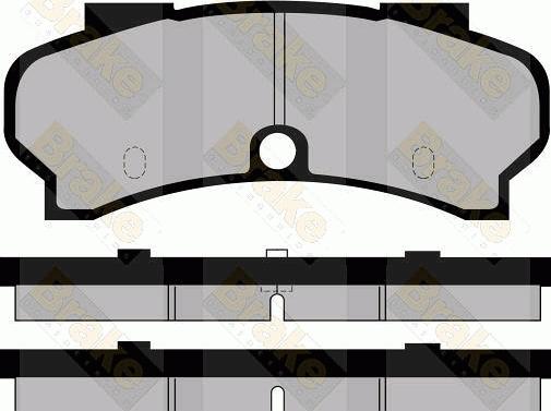 Jurid 571217JAS - Комплект спирачно феродо, дискови спирачки vvparts.bg