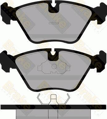 FTE BL1220F6 - Комплект спирачно феродо, дискови спирачки vvparts.bg