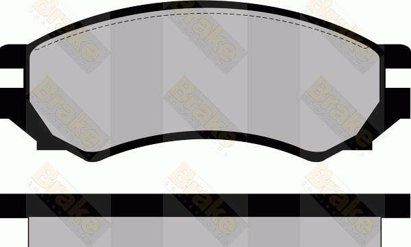 Roulunds Rubber 461881 - Комплект спирачно феродо, дискови спирачки vvparts.bg