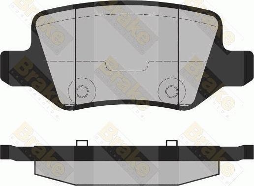 Brake Engineering PA1469 - Комплект спирачно феродо, дискови спирачки vvparts.bg