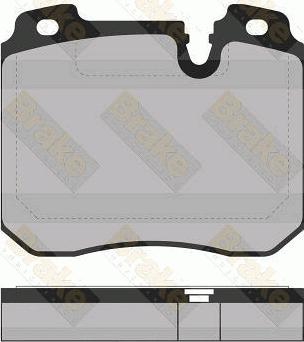 Brake Engineering PA1423 - Комплект спирачно феродо, дискови спирачки vvparts.bg