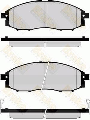 Valeo 9010510 - Комплект спирачно феродо, дискови спирачки vvparts.bg