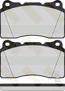 4U Autoparts 37711VL - Комплект спирачно феродо, дискови спирачки vvparts.bg