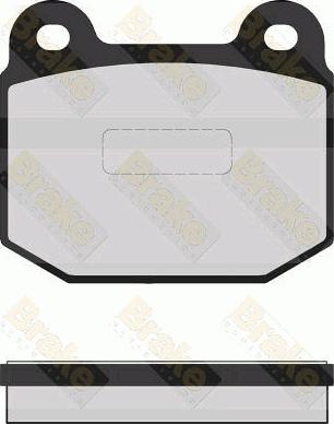 Brake Engineering PA1592 - Комплект спирачно феродо, дискови спирачки vvparts.bg