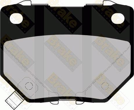 Brake Engineering PA1514 - Комплект спирачно феродо, дискови спирачки vvparts.bg