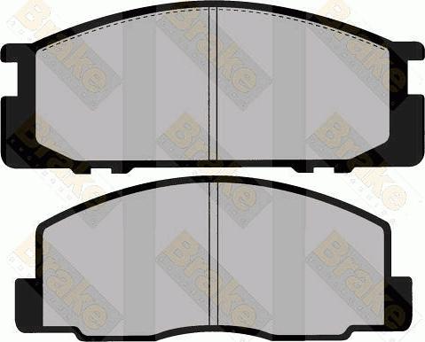 Brake Engineering PA1527 - Комплект спирачно феродо, дискови спирачки vvparts.bg