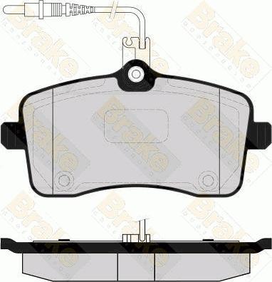 ATE 602891 - Комплект спирачно феродо, дискови спирачки vvparts.bg