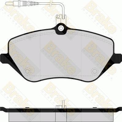 WWA 24133 - Комплект спирачно феродо, дискови спирачки vvparts.bg