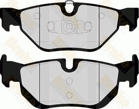 Brake Engineering PA1664 - Комплект спирачно феродо, дискови спирачки vvparts.bg