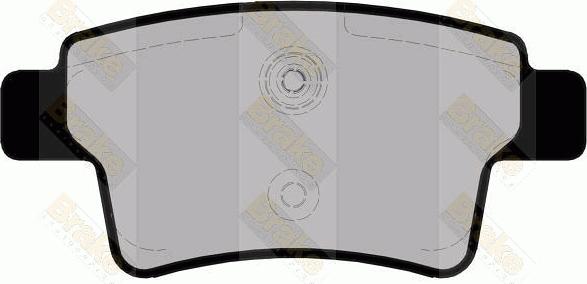 Brake Engineering PA1688 - Комплект спирачно феродо, дискови спирачки vvparts.bg