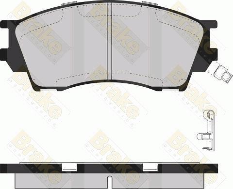 Brake Engineering PA1085 - Комплект спирачно феродо, дискови спирачки vvparts.bg