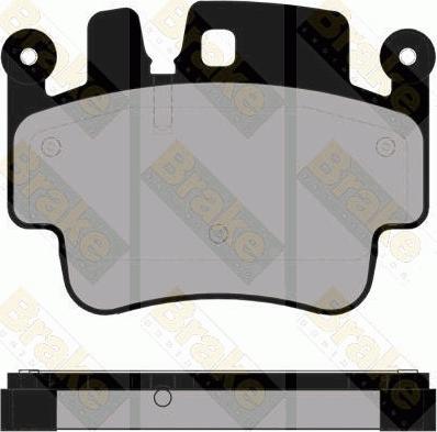 Brake Engineering PA1850 - Комплект спирачно феродо, дискови спирачки vvparts.bg